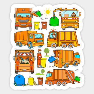 Trash Trucks Sticker